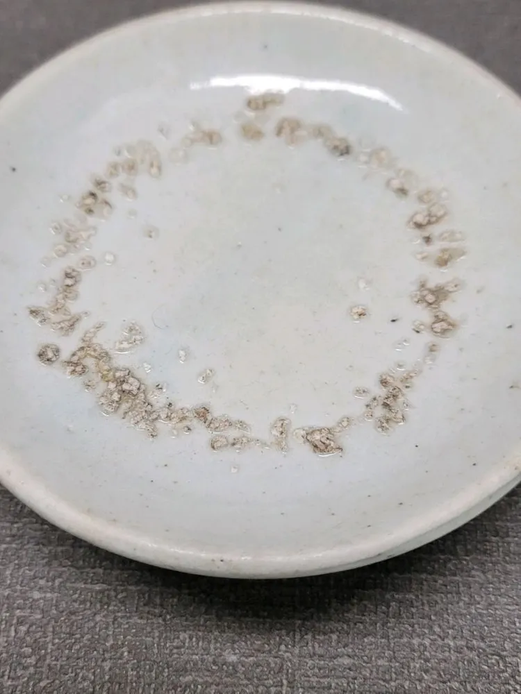 조선후기 백자 편대 높은굽 제기 이미지