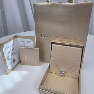 (새상품) 불가리 세이브더칠드런 실버 목걸이 이미지