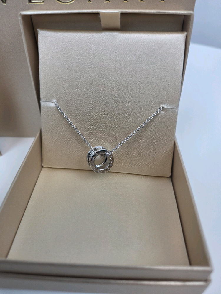 (새상품) 불가리 세이브더칠드런 실버 목걸이 이미지