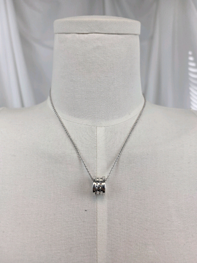 (새상품) 불가리 세이브더칠드런 실버 목걸이 이미지