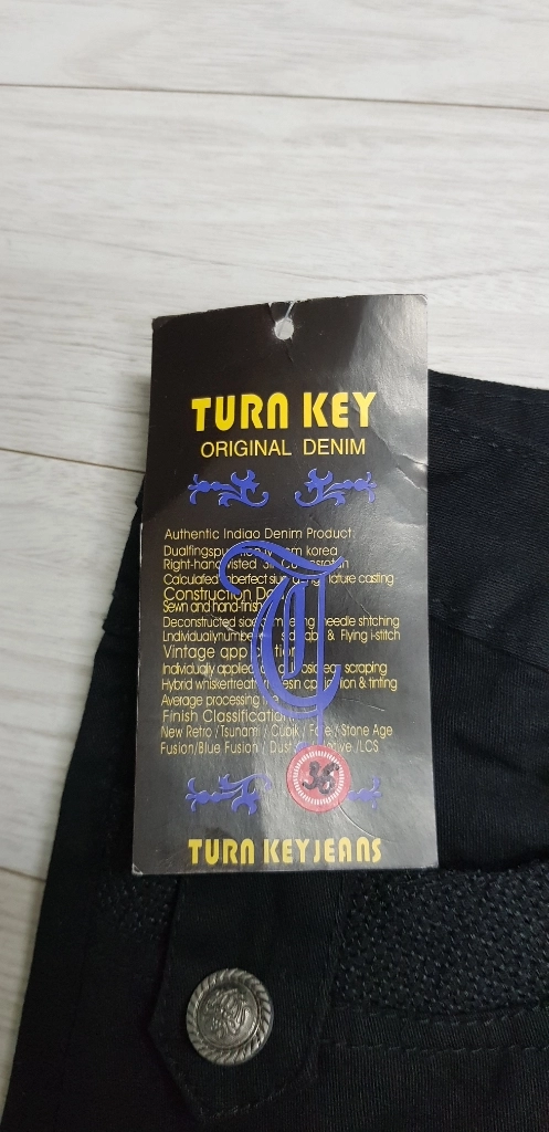 TURN KEY(사방스판) 7부바지 36인치(No.875)새상품! 이미지