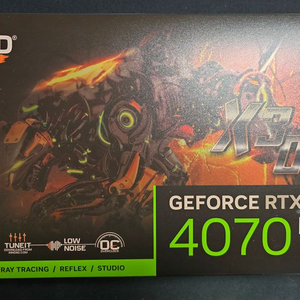 INNO3D 지포스 RTX 4070 SUPER OC D6X 12GB X3 이미지