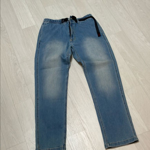 (새상품)그라미치 nn팬츠 크롭 스트레치 데님L 미디엄 유즈드 이미지