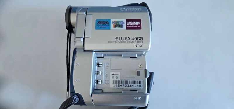 캐논 ELURA 40MC 6mm 캠코더 작동품 이미지