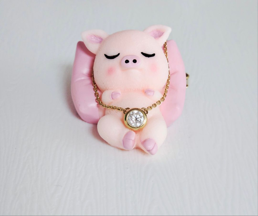 14k랩다이아목걸이 5부다이아 이미지