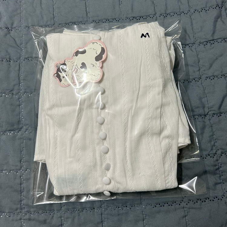 (새상품) 페일제이드 베이직 자카드 펀칭 드레스 원피스 화이트 M 이미지