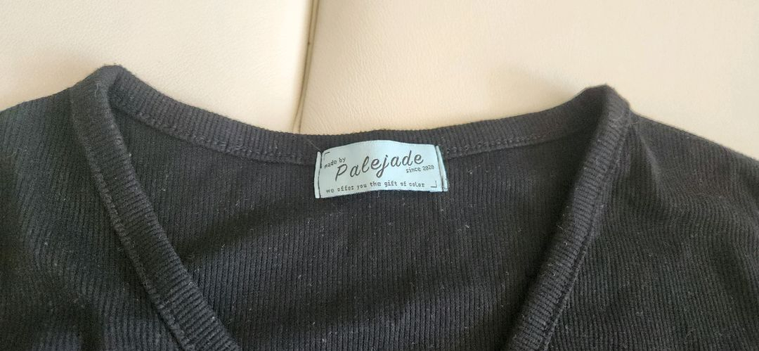 >일괄판매<ason 그레이 골지 크롭 티, Diagonal 반팔, Palejade 페일제이드 골지가디건 블랙 이미지