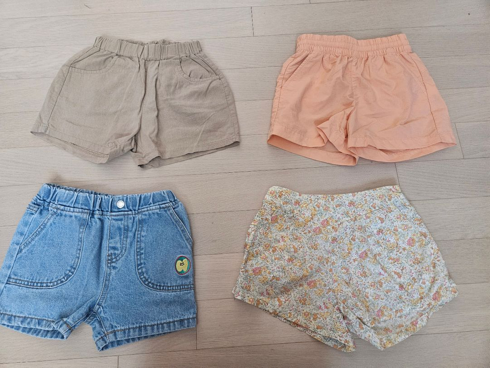 유아옷 여아옷 여아 여름 하의 110-120 12벌 일괄 이미지