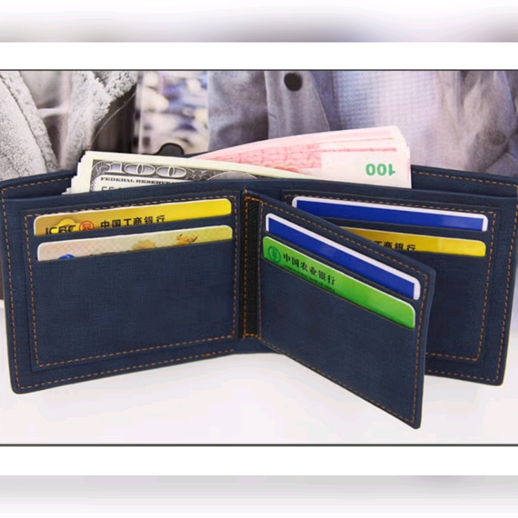 P5 A급 고급스러운 남성 모던한 반지갑 판매해요 이미지