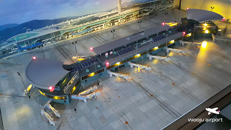 1:400스케일 제미니젯 공항터미널 호환용 공항디오라마 (정면/바닥면) 이미지