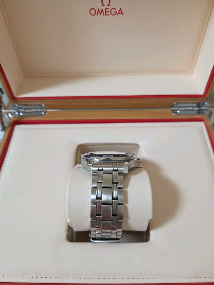 오메가 씨마스터 다이버 300M 42mm 스틸 블루 다이얼 2019.10 해외 풀셋 이미지