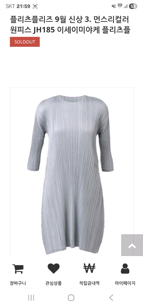 라비타준코 시스루 롱가디건 66~77/ 플리츠 먼슬리 원피스 이미지