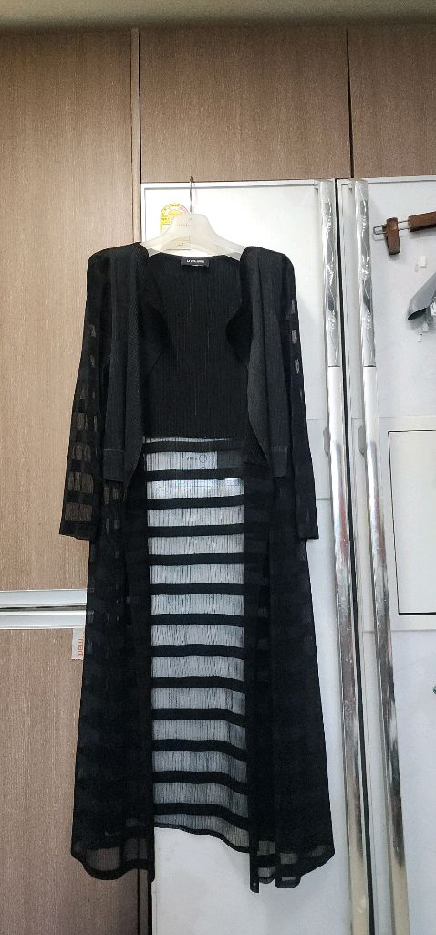 라비타준코 시스루 롱가디건 66~77/ 플리츠 먼슬리 원피스 이미지