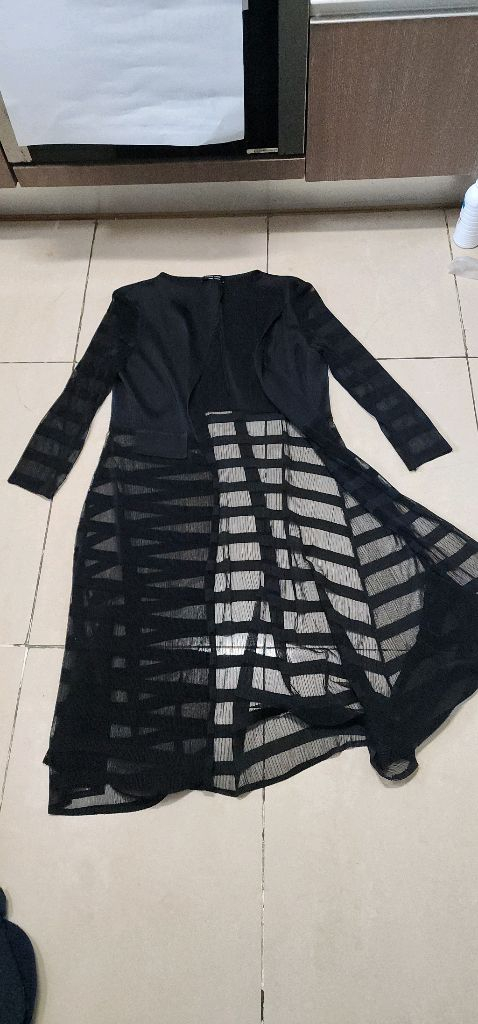 라비타준코 시스루 롱가디건 66~77/ 플리츠 먼슬리 원피스 이미지