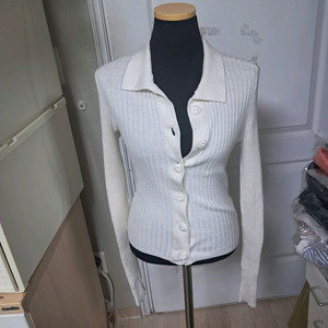 랙앤본 골지 캐시미어+면 가디건 S(21년제품) 이미지