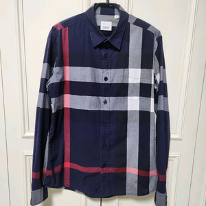 (95)버버리 체크 스트레치 코튼 셔츠 이미지
