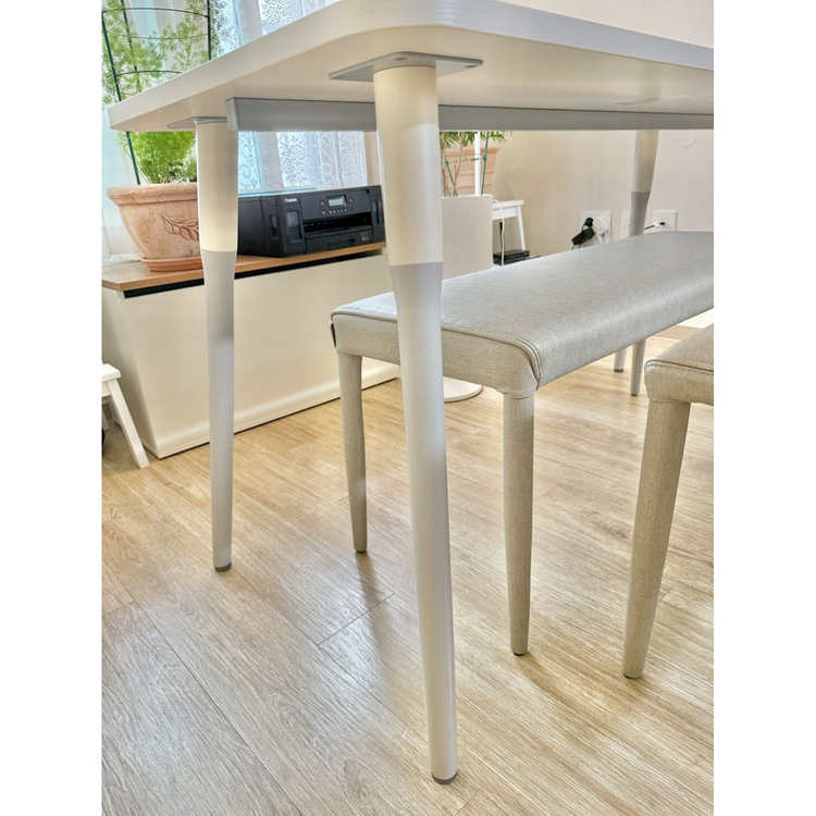 *가격인하*<A급>일룸 1400폭 식탁 + 한샘 위든 의자2 + 벤치의자1 세트 이미지