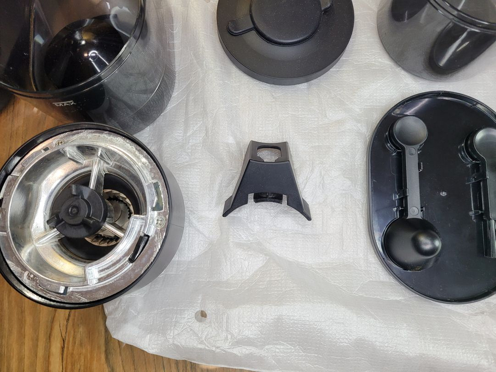 홈카페 위즈웰 전동커피밀 그라인더 WSG-9400 원두 고급형 도징 이미지