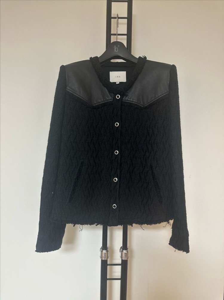 IRO 이로 여성 트위드 리얼양가죽 포인트 자켓 -66사이즈 이미지