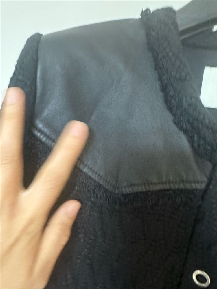 IRO 이로 여성 트위드 리얼양가죽 포인트 자켓 -66사이즈 이미지