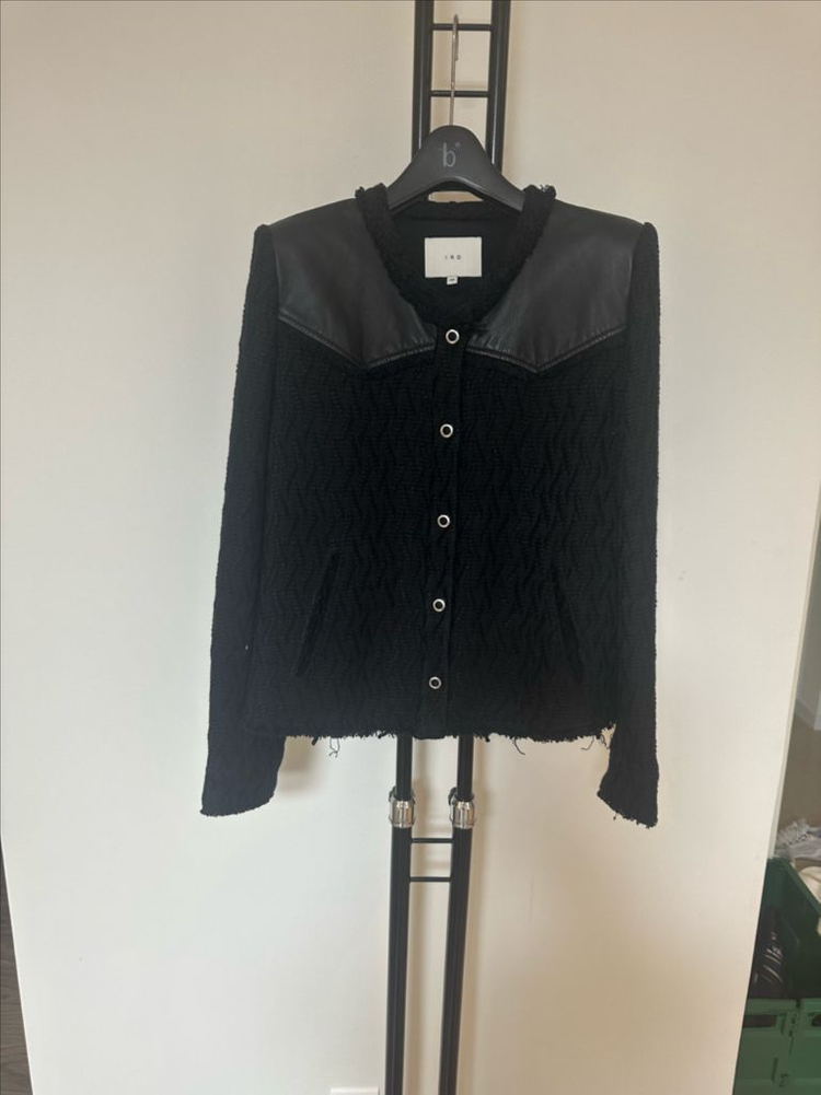 IRO 이로 여성 트위드 리얼양가죽 포인트 자켓 -66사이즈 이미지