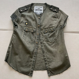 zadig&voltaire 쟈딕앤볼테르 빈티지워싱 그런지 셔츠 XS 이미지