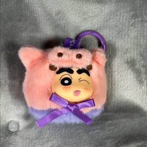 짱구 돼지 얼굴 인형 키링 이미지