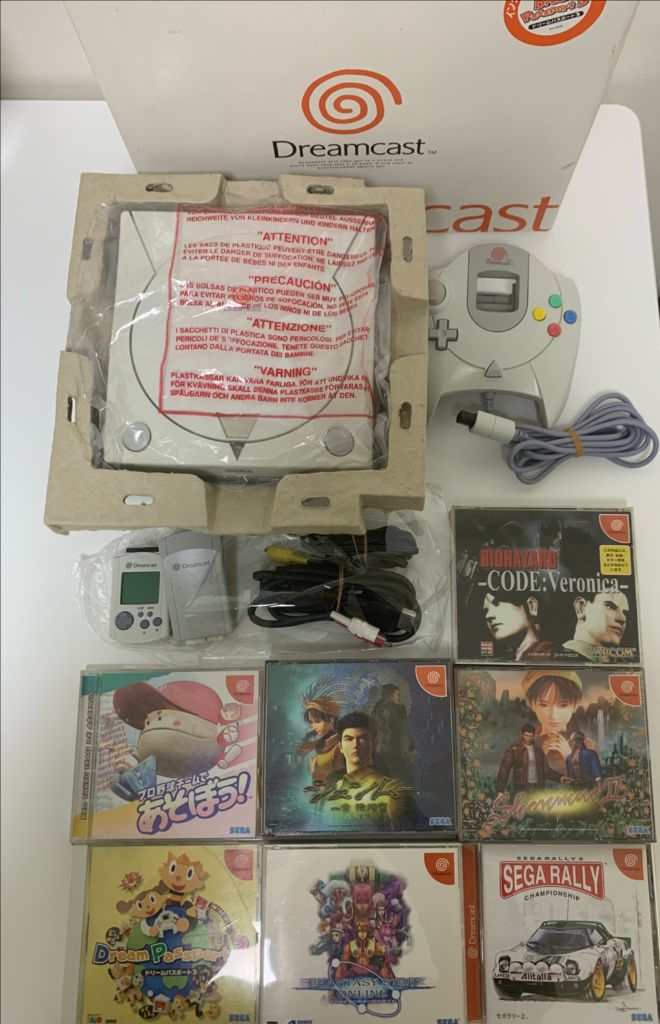 드림캐스트(VA1기판) 박스셋+게임 일괄판매 이미지