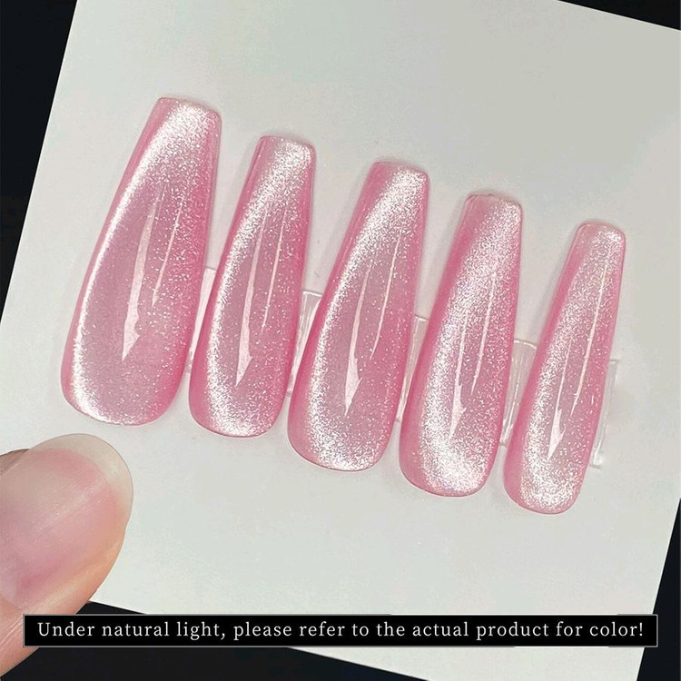 핑크_ 글리터 펄 자석젤네일 10ml 이미지