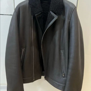 띠어리 가죽 양털 시어링 무스탕 L (새상품급) 이미지