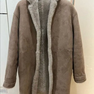 띠어리 가죽 무스탕코트 시어링 (새상품급) 이미지