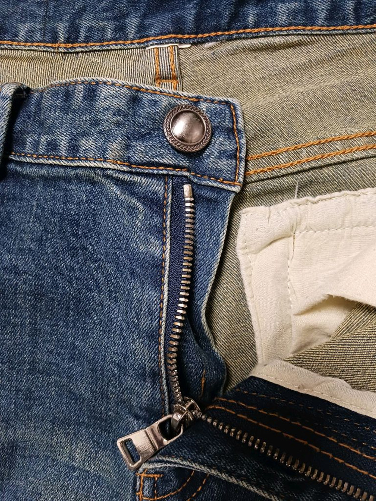 [34] 발망 워싱 포켓 디테일 데님 팬츠 청바지 이미지