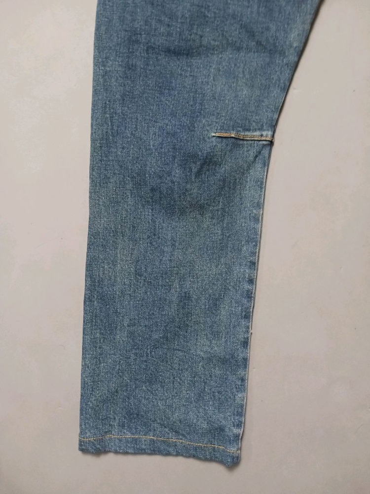 [34] 발망 워싱 포켓 디테일 데님 팬츠 청바지 이미지