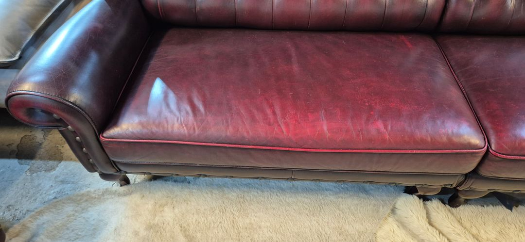 체스터필드 이태리 전체 천연가죽 4인+1인 소파 이미지