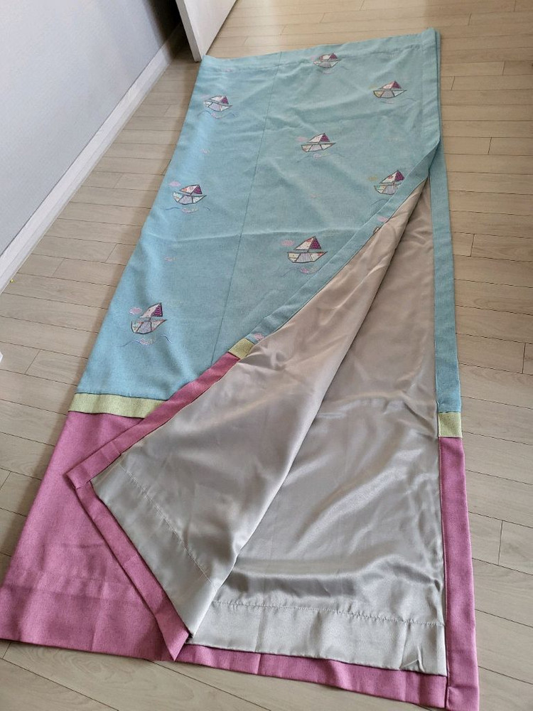 자수 암막커텐 직거래 이미지