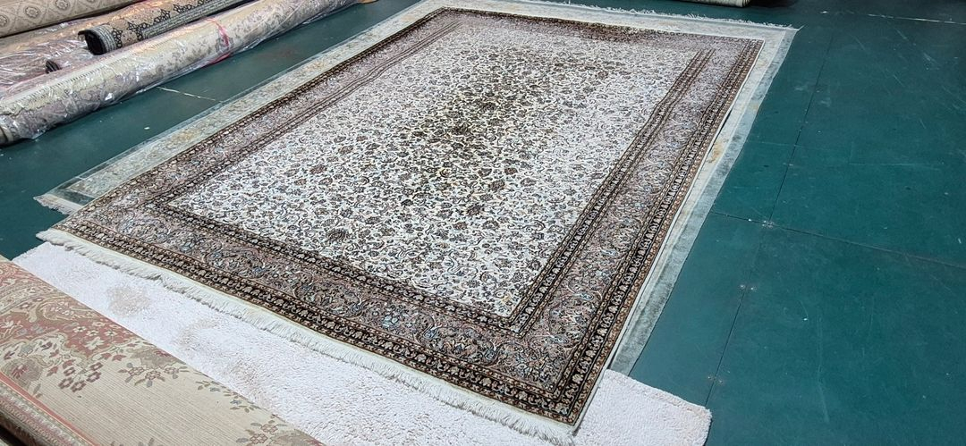 인도 대형 핸드메이드 실크 카페트 - IN192 - 이미지