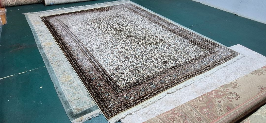 인도 대형 핸드메이드 실크 카페트 - IN192 - 이미지