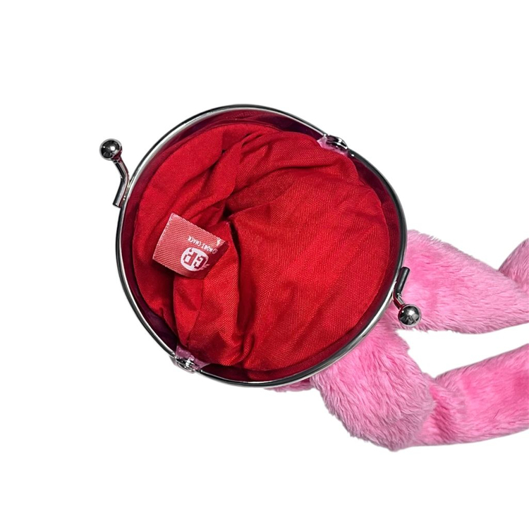 고전 핑크 범용토끼 가마구치 인형 동전지갑 파우치 이미지