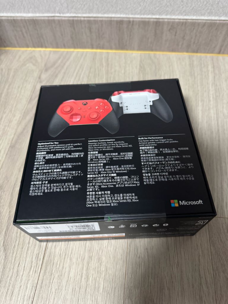 XBOX 엘리트 패드 2세대 코어 레드 미개봉 이미지