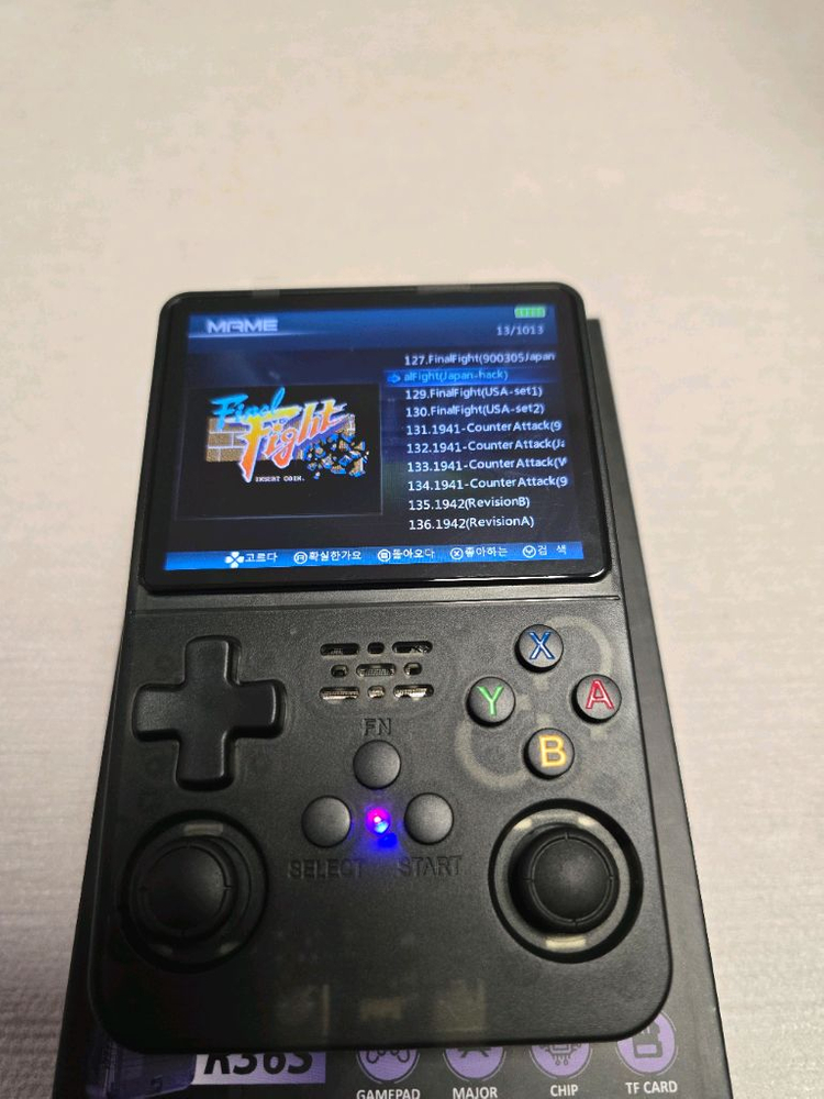 휴대용 레트로 게임기 r36s 한글메뉴 새상품 이미지