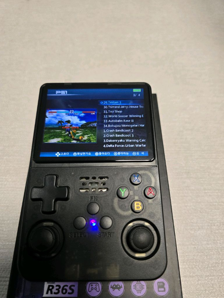 휴대용 레트로 게임기 r36s 한글메뉴 새상품 이미지