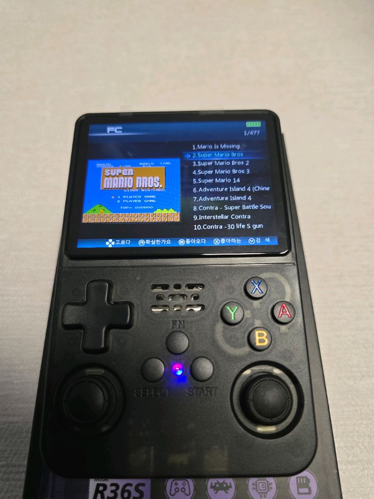 휴대용 레트로 게임기 r36s 한글메뉴 새상품 이미지