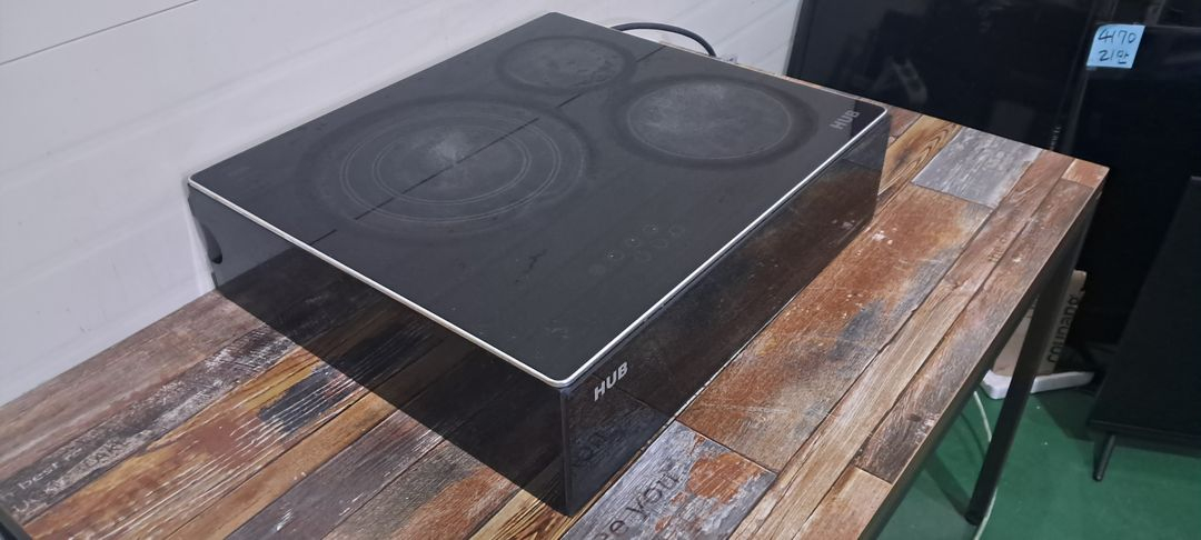 6196 카다 3구 하이라이트 전기렌지(블랙) 이미지