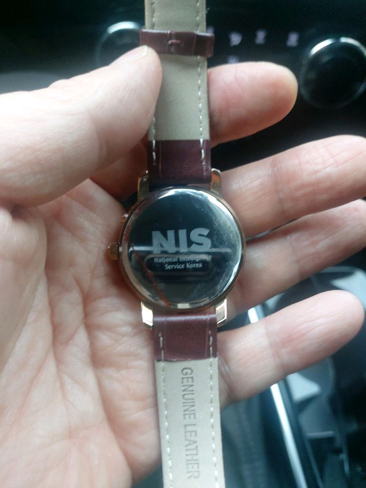 NIS 가죽 시계 문페이즈 제품 이미지