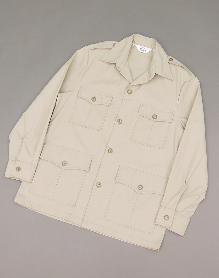 Woolrich 80's 울리치 미국제조 4포켓 사파리 부시자켓L100~105 헌팅자켓 밀리터리 윌리스가이거 엘엘빈 이미지