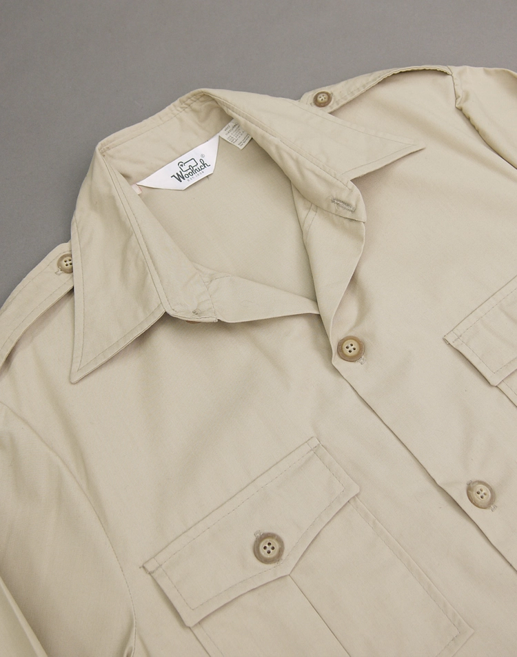 Woolrich 80's 울리치 미국제조 4포켓 사파리 부시자켓L100~105 헌팅자켓 밀리터리 윌리스가이거 엘엘빈 이미지