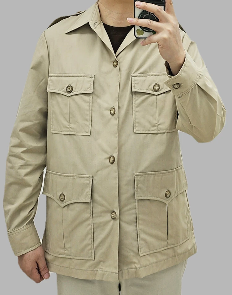 Woolrich 80's 울리치 미국제조 4포켓 사파리 부시자켓L100~105 헌팅자켓 밀리터리 윌리스가이거 엘엘빈 이미지