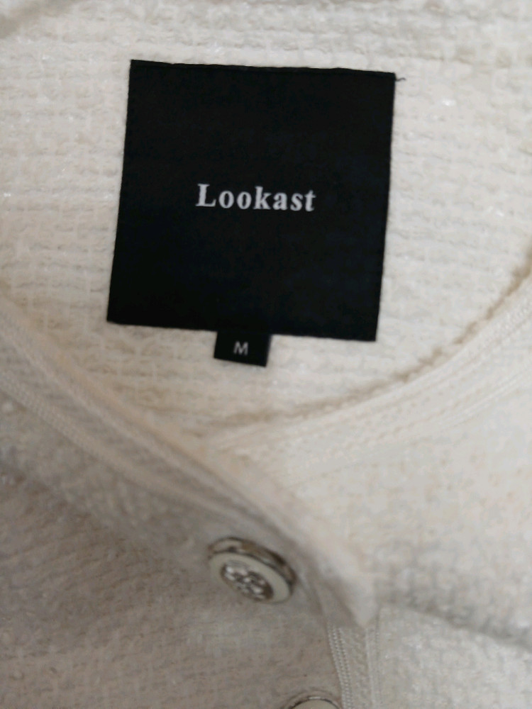 룩캐스트 여성 트위드 원피스 사이즈 M 95 이미지