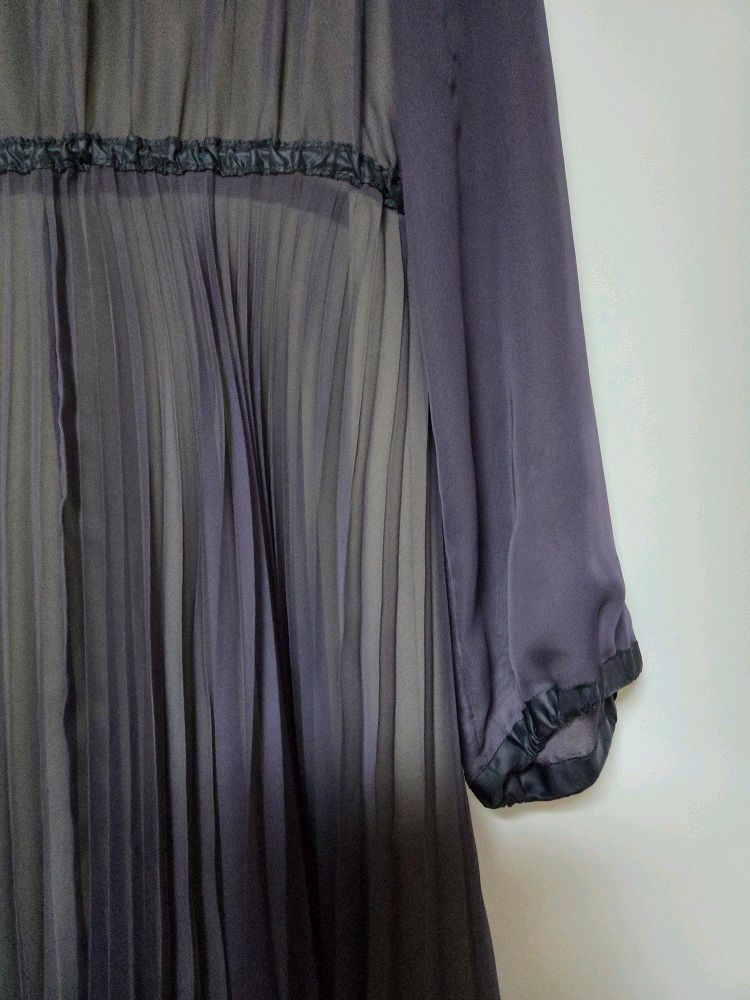 한섬 래트 LATT 레이어드 플리츠 쉬폰 원피스 (55) 이미지