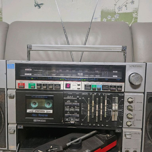 삼성 소노라마 턴테이블 .라디오카세트 붐박스 이미지